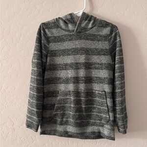 Wonder Nation Gray Striped Kids Hoodie